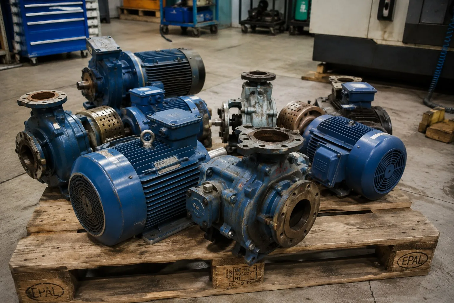 Reparación motor bomba agua Barcelona